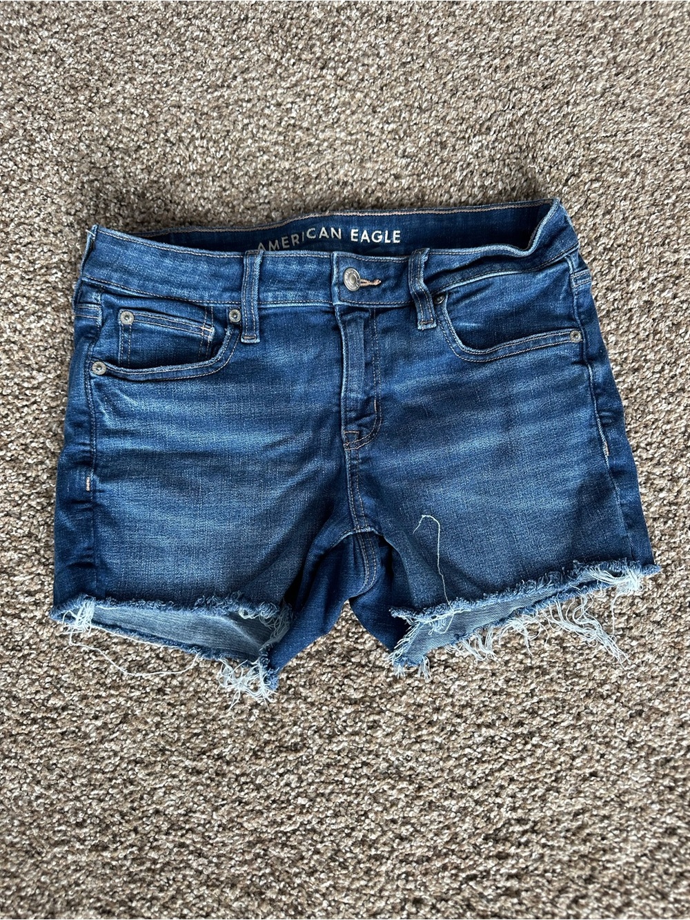 American Eagle Outfitters Blue Denim Cutoff Shorts
